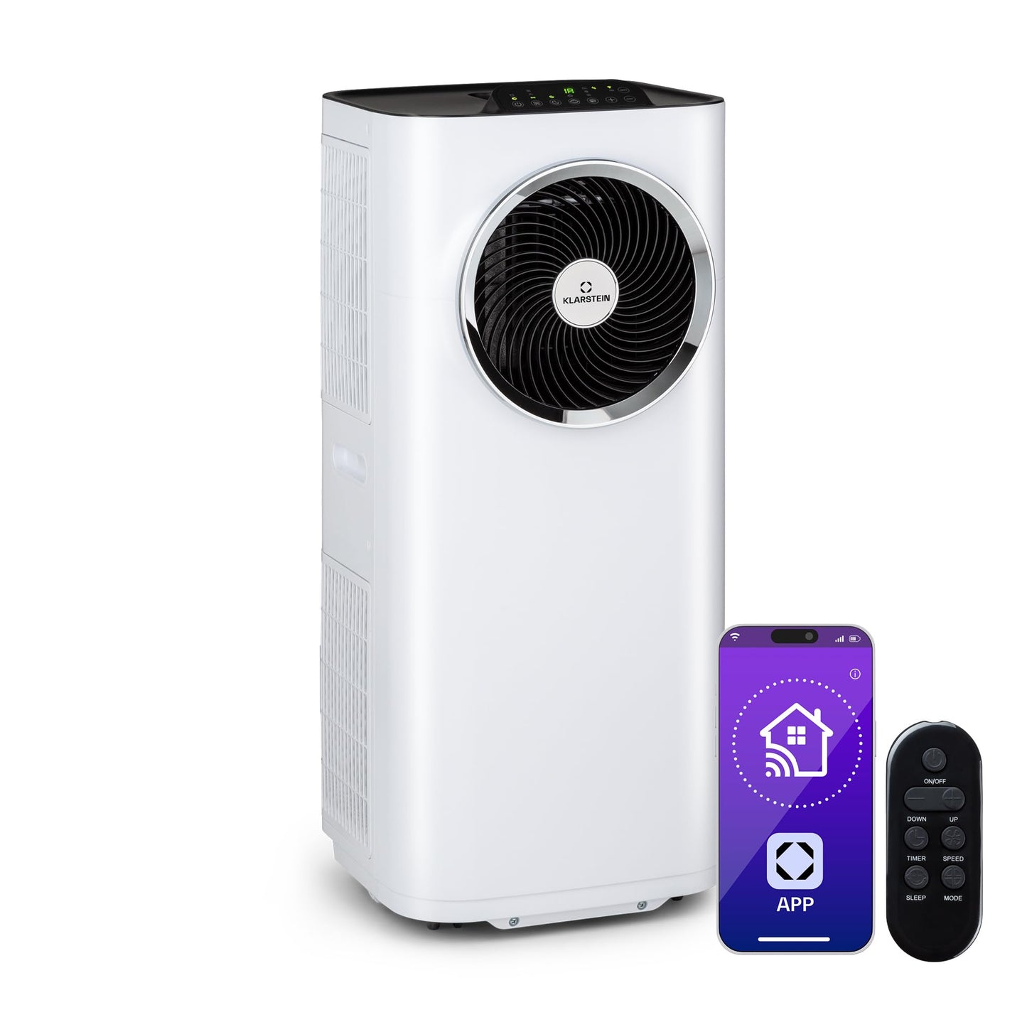 Klarstein Kraftwerk Eco Smart 11 Mobiles Klimagerät – 11,500 BTU, 35-59 m², WiFi & App-Steuerung