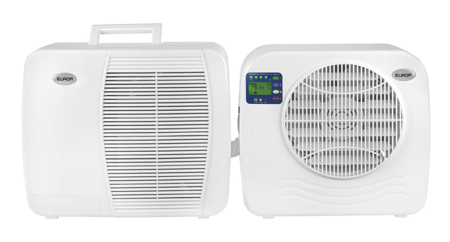 EUROM Split Klimaanlage AC2401 für Wohnwagen, Wohnmobil, Camping, Boot, Bus, Camper, Caravan, Mobilheim