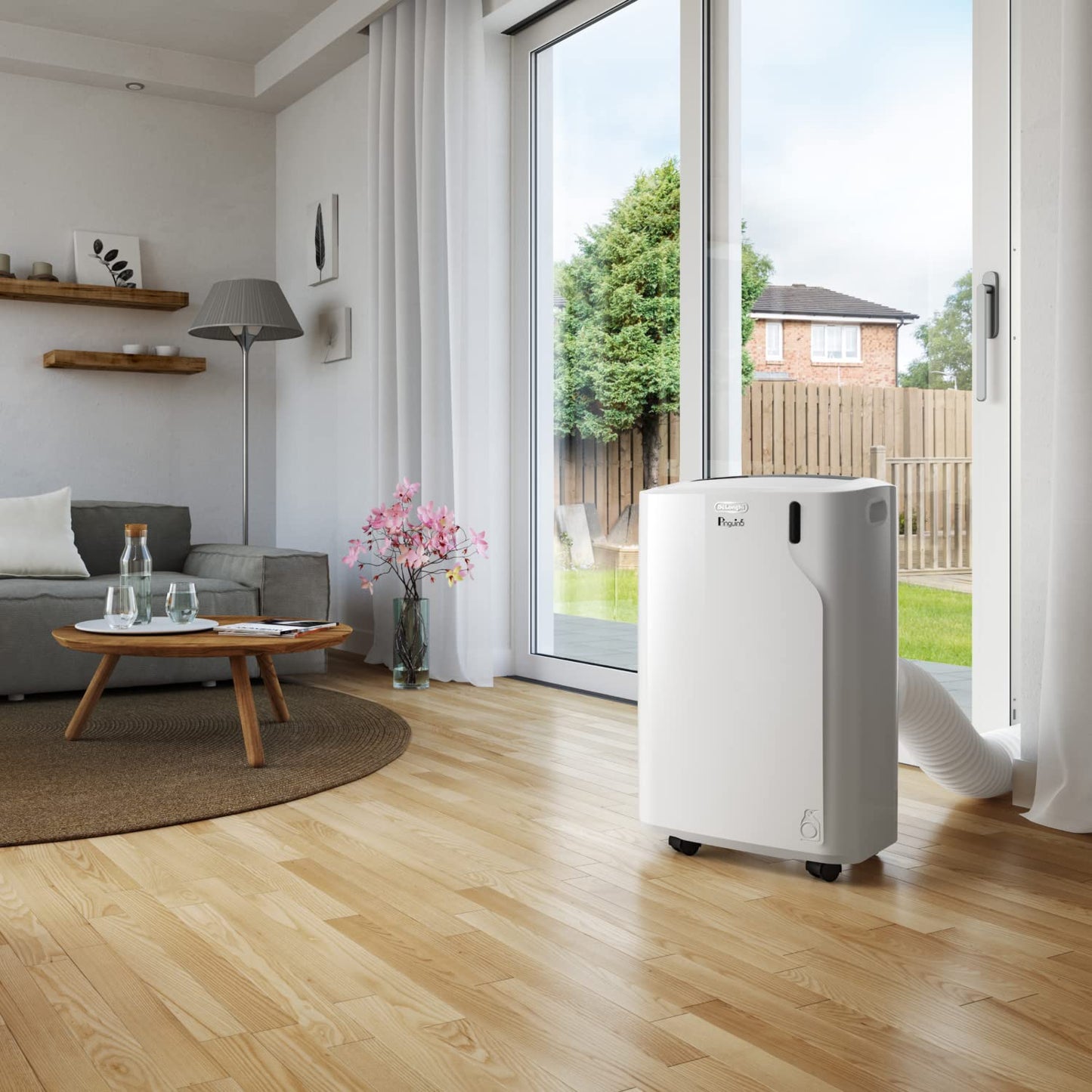 De'Longhi Pinguino PAC EM82, Mobile Klimaanlage für Räume bis zu 80 m³