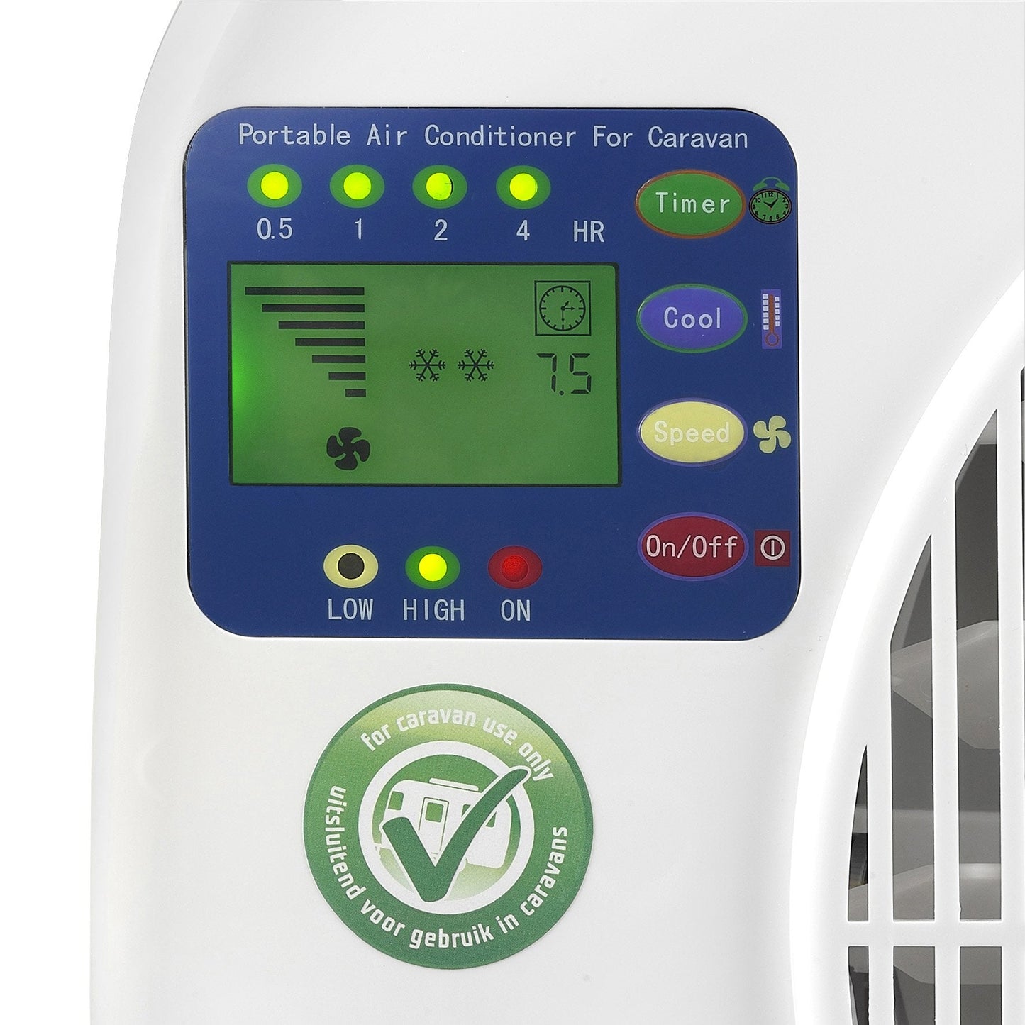 EUROM Split Klimaanlage AC2401 für Wohnwagen, Wohnmobil, Camping, Boot, Bus, Camper, Caravan, Mobilheim