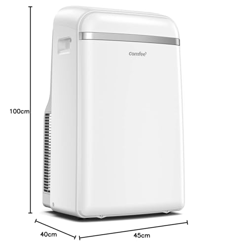 Comfee Mobiles Klimagerät Umweltfreundliches KältemittelPro, 3-in-1 Klimaanlage mit Abluftschlauch, Kühlen und Entfeuchten und Ventilieren
