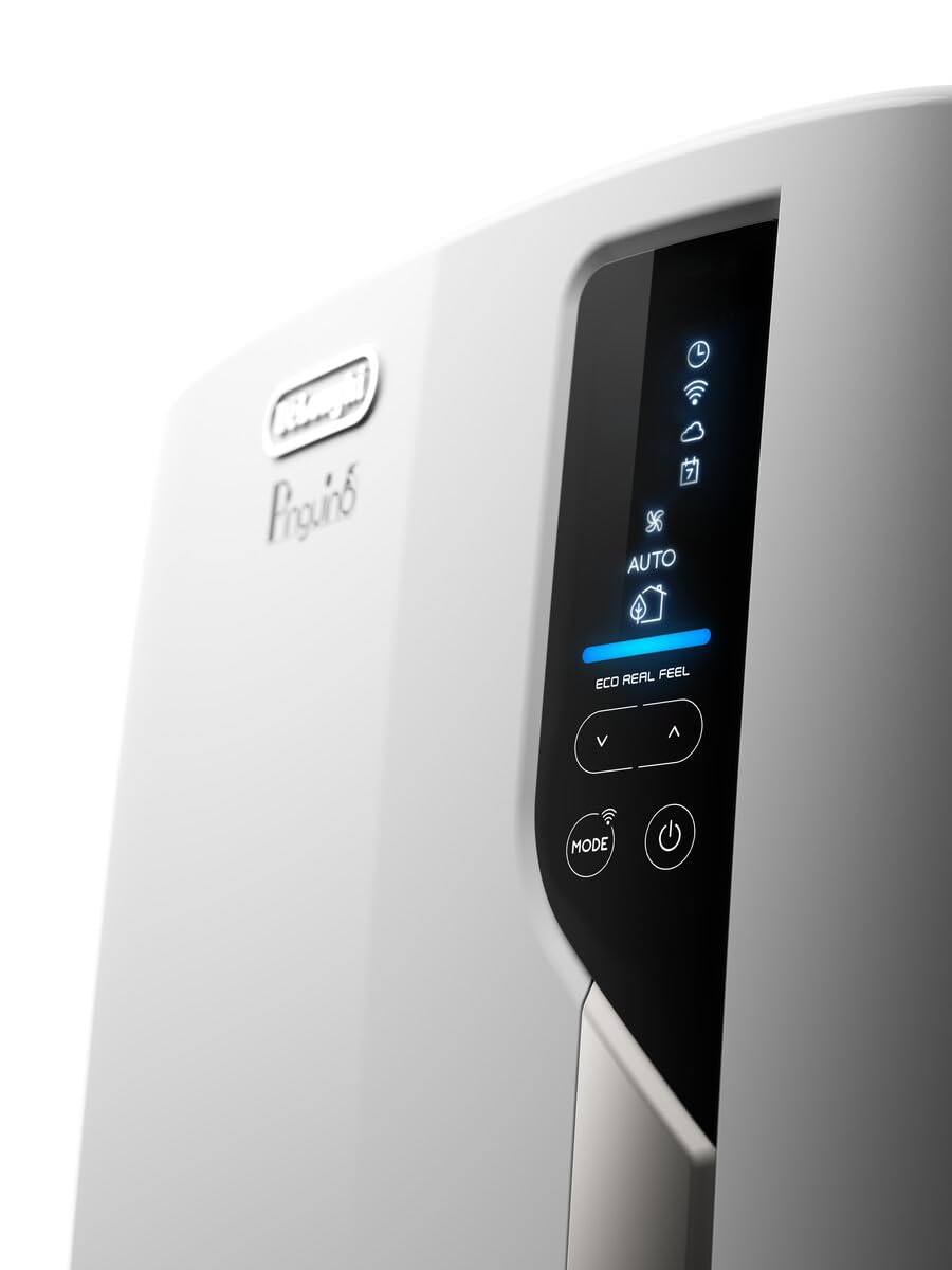 De'Longhi Pinguino mobile Klimaanlage PACEL110ERFWiFi, mobiles Klimagerät, Räume bis 100 m³, Entfeuchtungsfunktion, 11.000 BTU/h