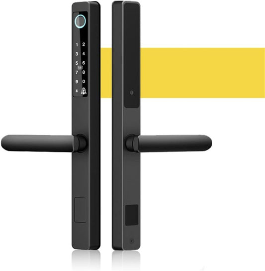 Wasserdichte Buitenentuya Fingerabdrucksperre Appcode Schlüssel Smart Lock elektronische Türschloss für Aluminium Tür/Eisen Tor (45) Octopus Füße