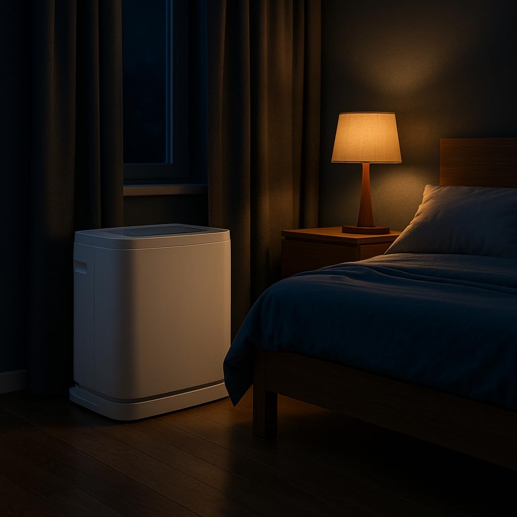 Jung AIR TV07 mobile Klimaanlage mit Fernbedienung,  Entfeuchtungsfunktion, Klimagerät Mobil mit Abluftschlauch, Energieklasse A,
