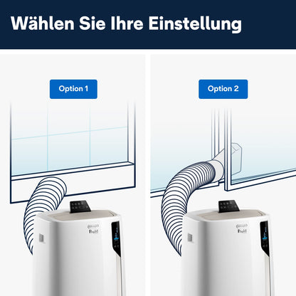 De'Longhi Pinguino PAC EL112 CST WiFi, Mobile Klimaanlage mit MyEcoRealFeel-Technologie für Räume bis zu 110 m³,11.000 BTU/h