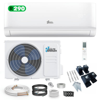 Kältebringer R290 Split Klimaanlage - 12000 BTU - 3,4 kW - Propan Klimagerät mit Heizfunktion