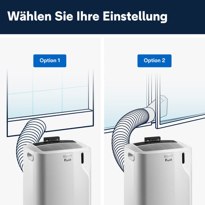 De'Longhi Pinguino PAC EM82, Mobile Klimaanlage für Räume bis zu 80 m³