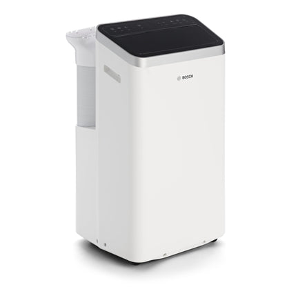 Bosch Cool 4000 Mobiles Klimagerät - 3-in-1: Klimagerät, Luftentfeuchter, Ventilator - 2,6 kW für Räume