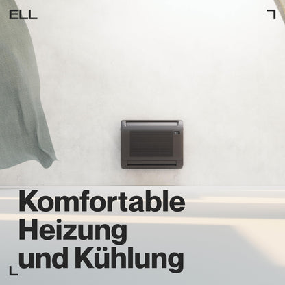 ELL Split-Klimaanlage 9000 BTU Kühlleistung & 13000 BTU Heizleistung