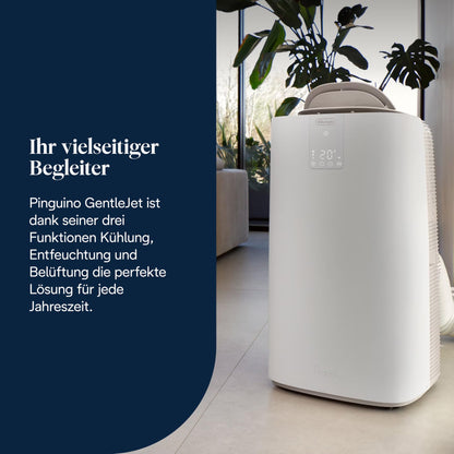 De'Longhi Pinguino GentleJet PAC AP98 mobile Klimaanlage, leise & tragbar, 11.500 BTU/h