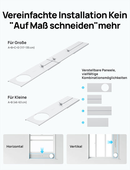 Dreo Tragbare Klimaanlagen, 12.000 BTU Klimaanlage für Schlafzimmer mit abflussfreier Kühlung, APP/Stimme/Fernbedienung