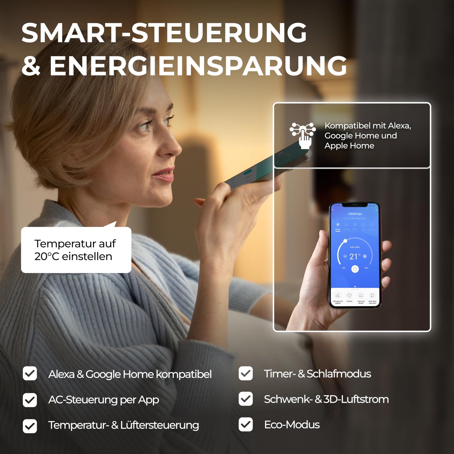 Kältebringer R290 Split Klimaanlage - 12000 BTU - 3,4 kW - Propan Klimagerät mit Heizfunktion