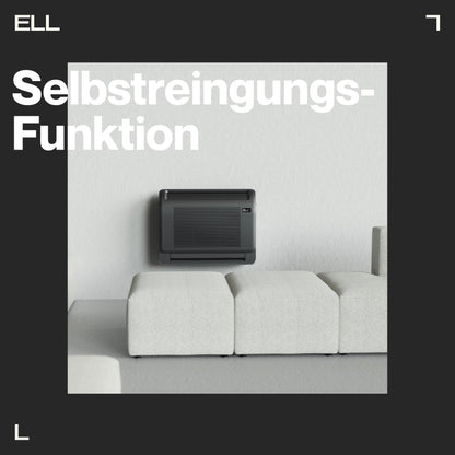 ELL Split-Klimaanlage 9000 BTU Kühlleistung & 13000 BTU Heizleistung