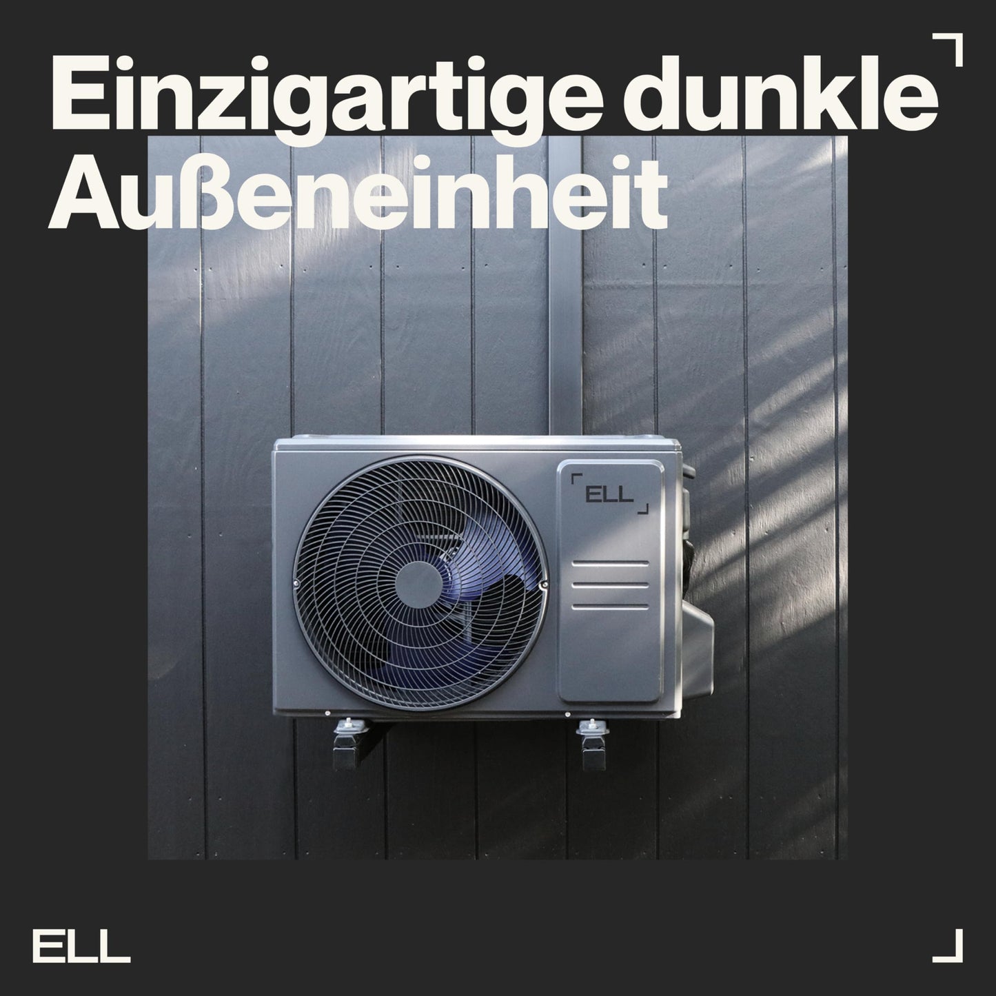 ELL Split-Klimaanlage 9000 BTU Kühlleistung & 13000 BTU Heizleistung